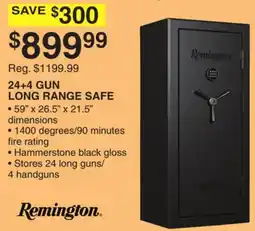 Dunham's Sports 24 + 4 GUN LONG RANGE SAFE offer