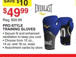 Dunham's Sports EVERLAST PRO-STYLE TRAINING GLOVES offer