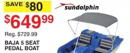 Dunham's Sports SUNDOLPHIN BAJA 5 SEAT PEDAL BOAT offer