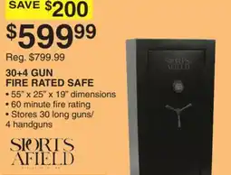 Dunham's Sports 30 + 4 GUN FIRE RATED SAFE offer