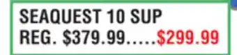 Dunham's Sports SUNDOLPHIN SEAQUEST 10 SUP offer