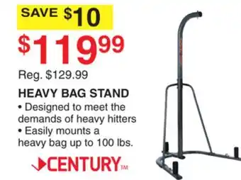 Dunham's Sports CENTURY HEAVY BAG STAND offer