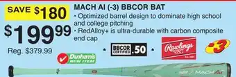 Dunham's Sports MACH AI (-3) BBCOR BAT offer