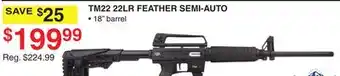 Dunham's Sports TM22 22LR FEATHER SEMI-AUTO offer