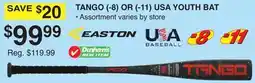 Dunham's Sports TANGO (-8) OR (-11) USA YOUTH BAT offer