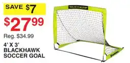 Dunham's Sports 4' X 3' BLACKHAWK SOCCER GOAL offer