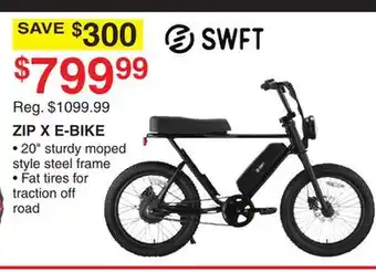 Dunham's Sports SWFT ZIP X E-BIKE offer