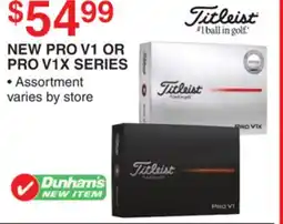 Dunham's Sports NEW PRO V1 OR PRO V1X SERIES offer