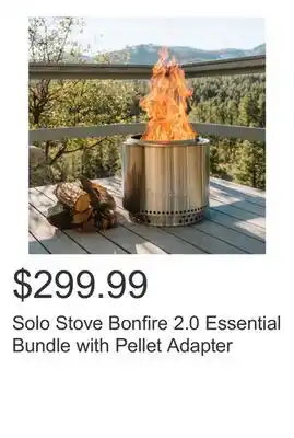 Costco Solo Stove Bonfire 2.0 Essential Bundle with Pellet Adapter offer