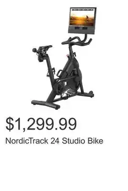 Costco NordicTrack 24 Studio Bike offer