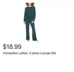 Costco Honeydew Ladies' 2-piece Lounge Set offer