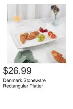 Costco Denmark Stoneware Rectangular Platter offer