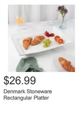 Costco Denmark Stoneware Rectangular Platter offer