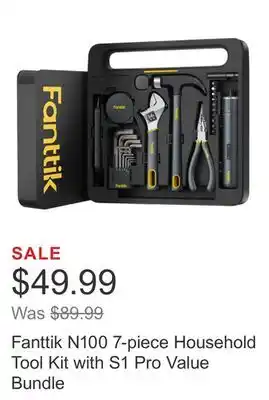 Costco Fanttik N100 7-piece Household Tool Kit with S1 Pro Value Bundle offer