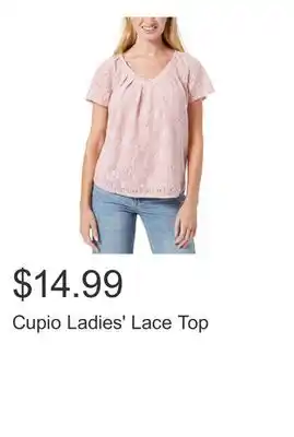 Costco Cupio Ladies' Lace Top offer