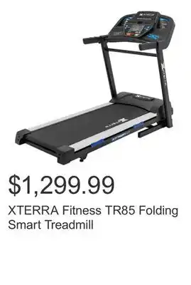 Costco XTERRA Fitness TR85 Folding Smart Treadmill offer