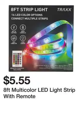 Five Below 8ft Multicolor LED Light Strip With Remote offer