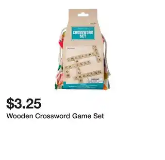 Five Below Wooden Crossword Game Set offer