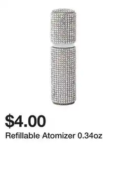 Five Below Refillable Atomizer 0.34oz offer