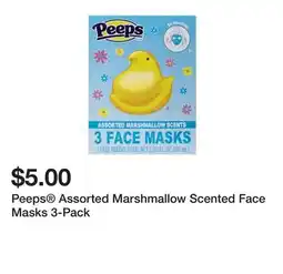 Five Below Peeps Assorted Marshmallow Scented Face Masks 3-Pack offer