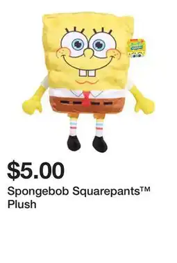 Five Below Spongebob Squarepants Plush offer