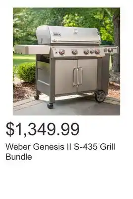 Costco Weber Genesis II S-435 Grill Bundle offer