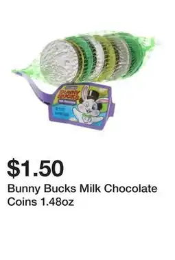 Five Below Bunny Bucks Milk Chocolate Coins 1.48oz offer