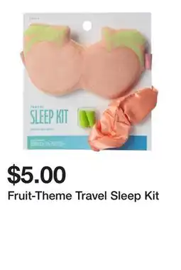 Five Below Fruit-Theme Travel Sleep Kit offer