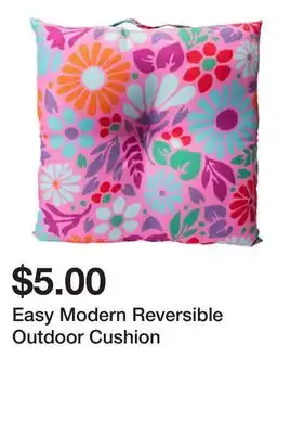 Five Below Easy Modern Reversible Outdoor Cushion offer