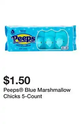 Five Below Peeps Blue Marshmallow Chicks 5-Count offer