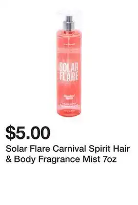 Five Below Solar Flare Carnival Spirit Hair & Body Fragrance Mist 7oz offer