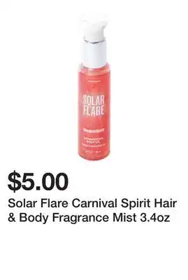 Five Below Solar Flare Carnival Spirit Hair & Body Fragrance Mist 3.4oz offer