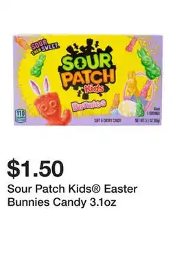 Five Below Sour Patch Kids Easter Bunnies Candy 3.1oz offer