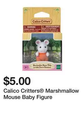 Five Below Calico Critters Marshmallow Mouse Baby Figure offer