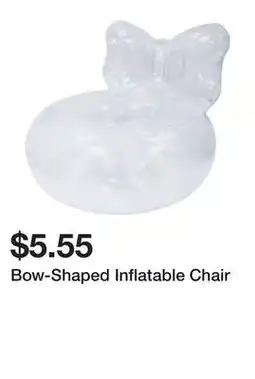 Five Below Bow-Shaped Inflatable Chair offer