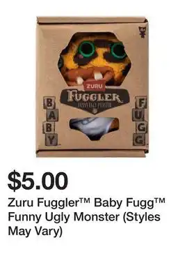 Five Below Zuru Fuggler Baby Fugg Funny Ugly Monster (Styles May Vary) offer