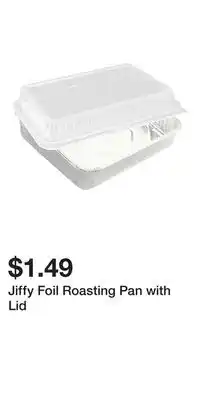 Big Lots Jiffy Foil Roasting Pan with Lid offer