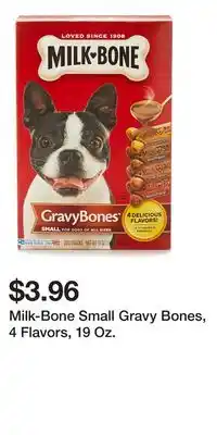 Big Lots Milk-Bone Small Gravy Bones, 4 Flavors, 19 Oz offer