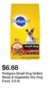 Big Lots Pedigree Small Dog Grilled Steak & Vegetable Dry Dog Food, 3.5 lb offer