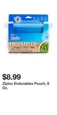 Big Lots Ziploc Endurables Pouch, 8 Oz offer