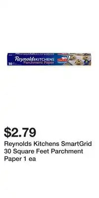 Big Lots Reynolds Kitchens SmartGrid 30 Square Feet Parchment Paper 1 ea offer