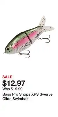 Cabela's Bass Pro Shops XPS Swerve Glide Swimbait offer