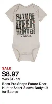 Cabela's Bass Pro Shops Future Deer Hunter Short-Sleeve Bodysuit for Babies offer