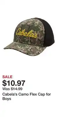 Cabela's Cabela's Camo Flex Cap for Boys offer