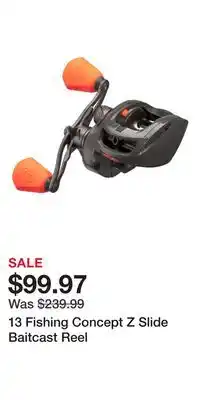 Cabela's 13 Fishing Concept Z Slide Baitcast Reel offer