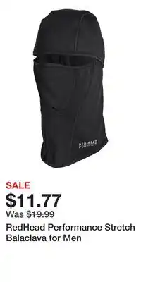 Cabela's RedHead Performance Stretch Balaclava for Men offer