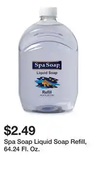 Big Lots Spa Soap Liquid Soap Refill, 64.24 Fl. Oz offer