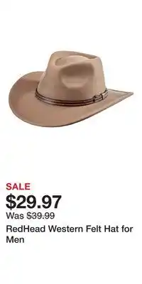 Cabela's RedHead Western Felt Hat for Men offer