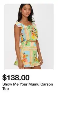 Victoria's Secret Show Me Your Mumu Carson Top offer