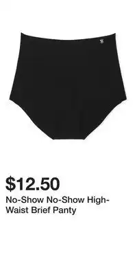 Victoria's Secret No-Show No-Show High-Waist Brief Panty offer